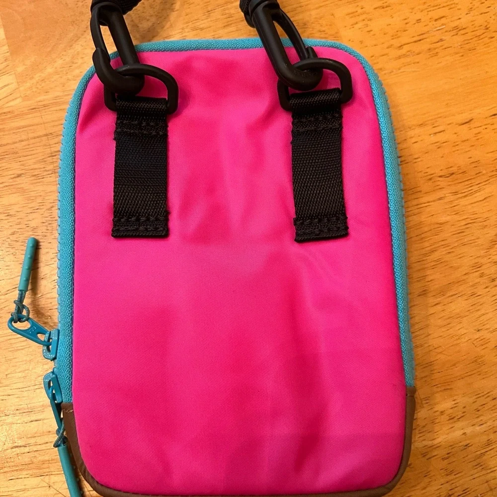 Lululemon Athletica Pink and Blue Crossbody Bag Stylish and Compact - Picture 3 of 7